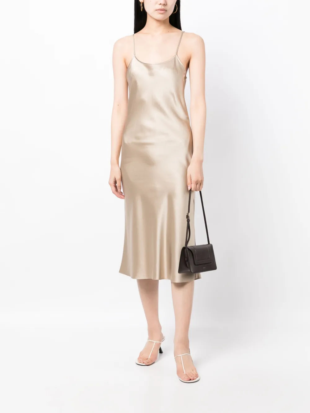 Scoop-Neck Sleeveless Dress