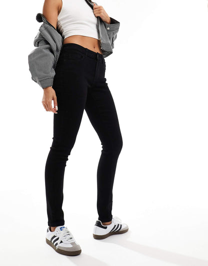 Elly Mid Rise Skinny Jeans