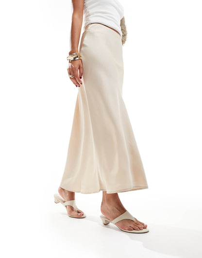 Satin Maxi Skirt