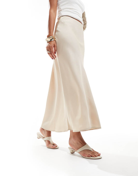 Satin Maxi Skirt