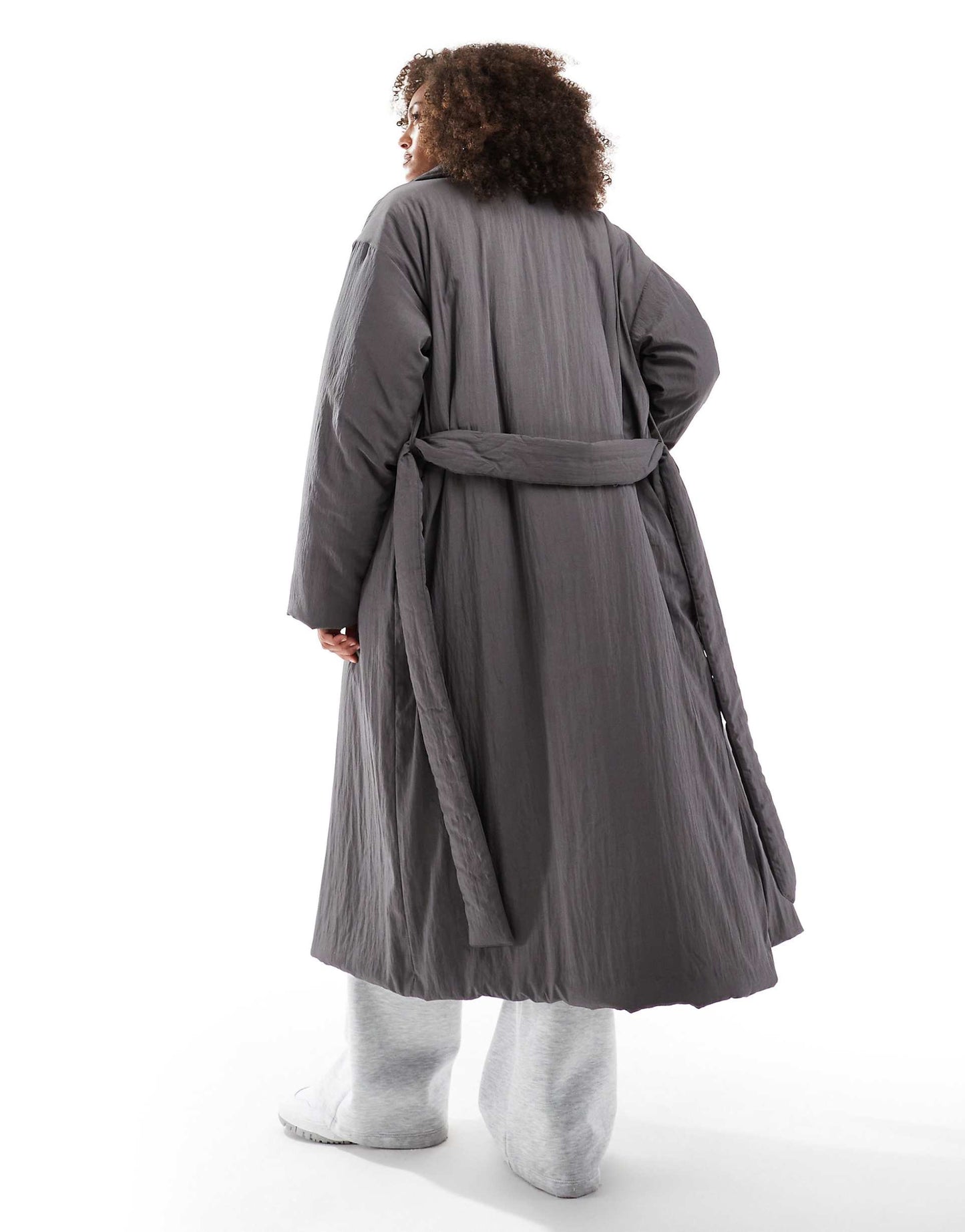 Clean Longline Puffer Coat