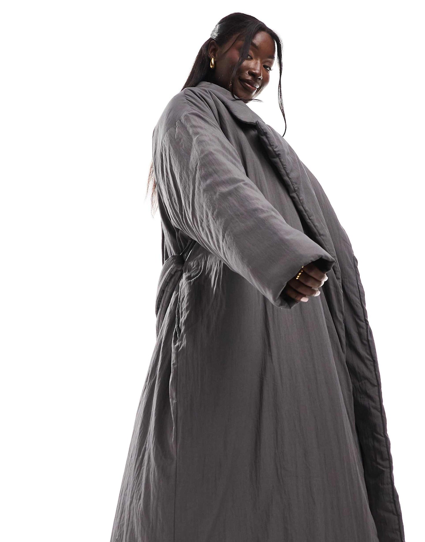Curve Clean Longline Puffer Coat