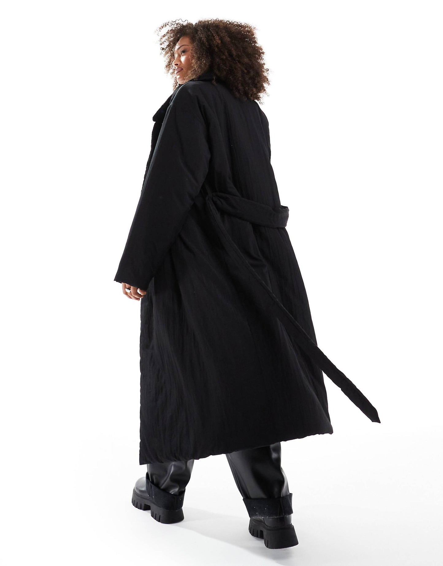 Clean Longline Puffer Coat