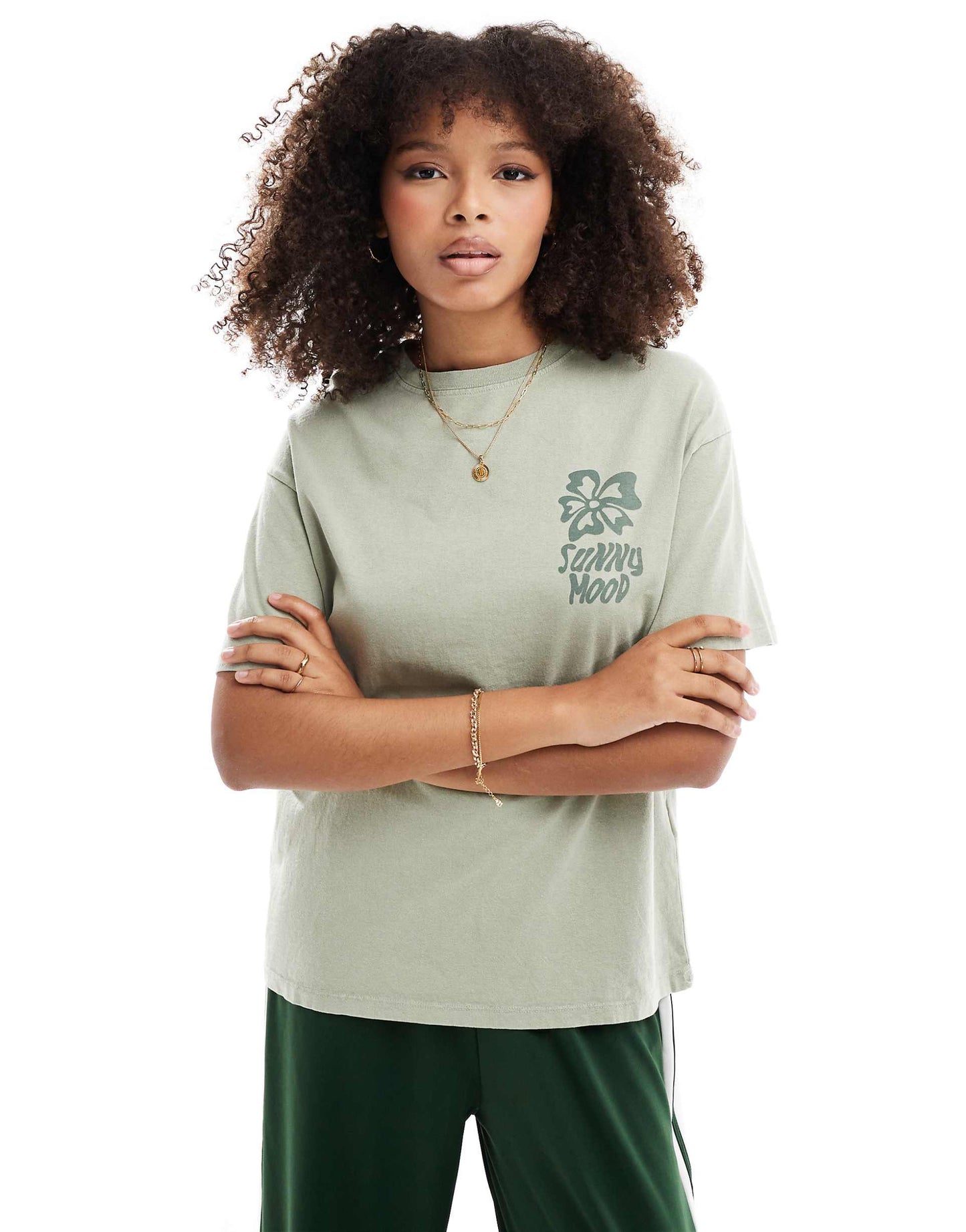 Sunny Mood Tonal Graphic T-Shirt