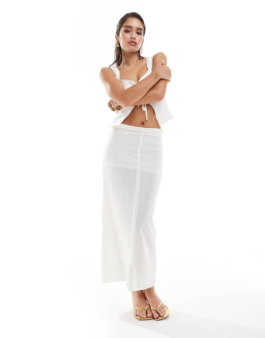 Knit Midi Skirt Co-Ord