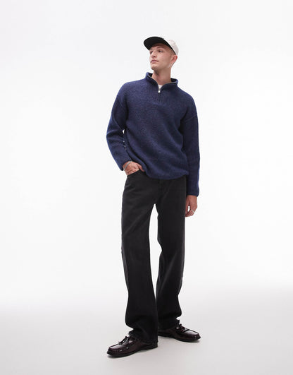 Oversized 1/4 Zip Jumper