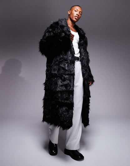 Faux Fur Overcoat