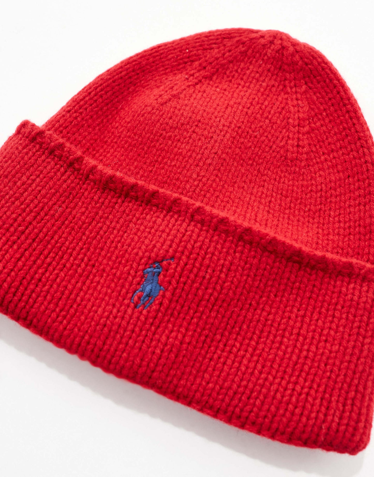 Polo Lauren Knit Beanie Hat With Pony Logo