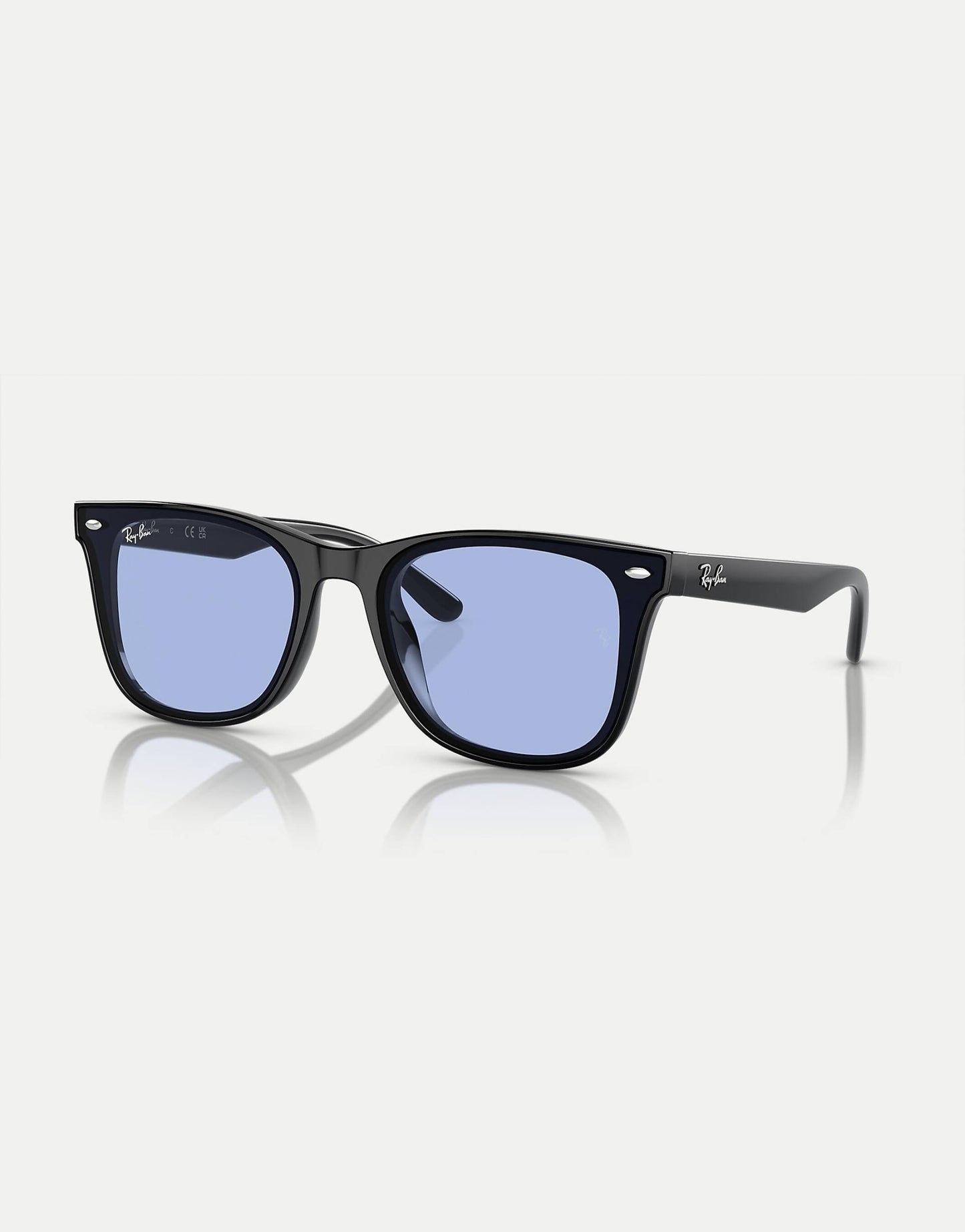 Rb4420 Square Sunglasses With Blue Lens