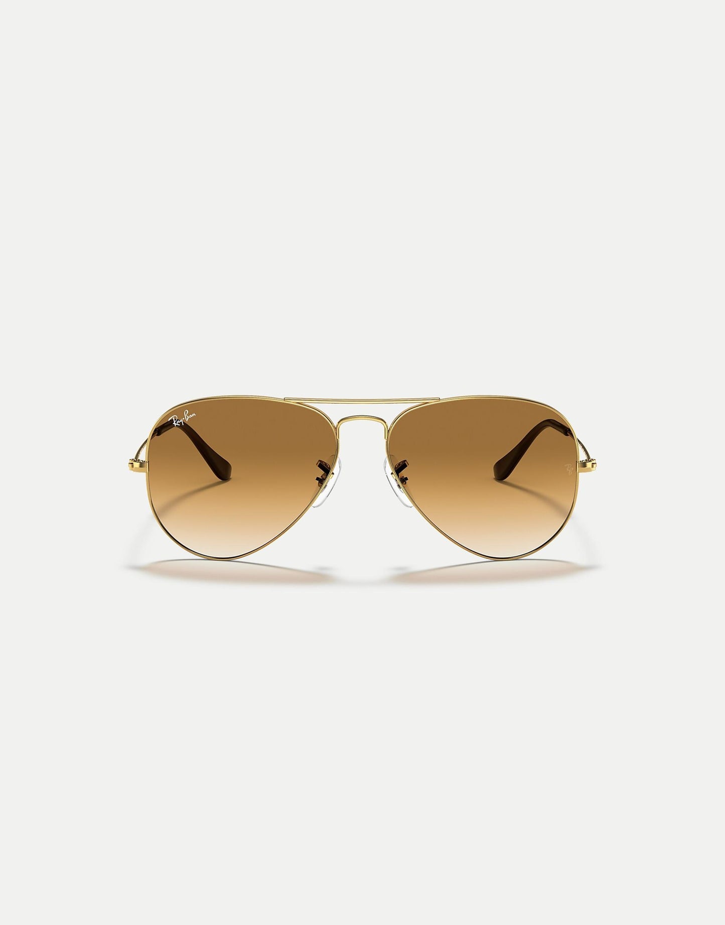 Aviator Gradient Pilot Sunglasses With Brown Lens