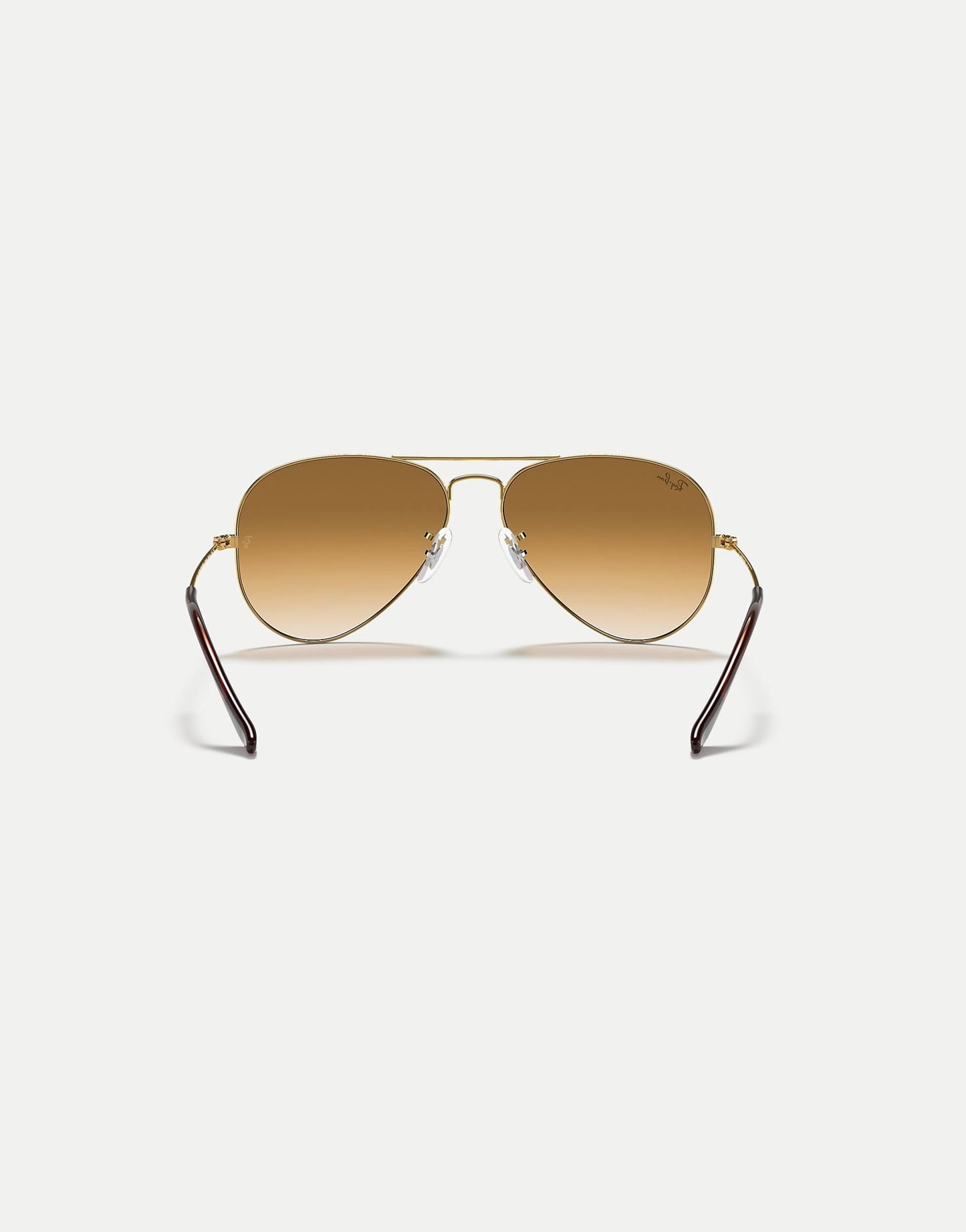 Aviator Gradient Pilot Sunglasses With Brown Lens