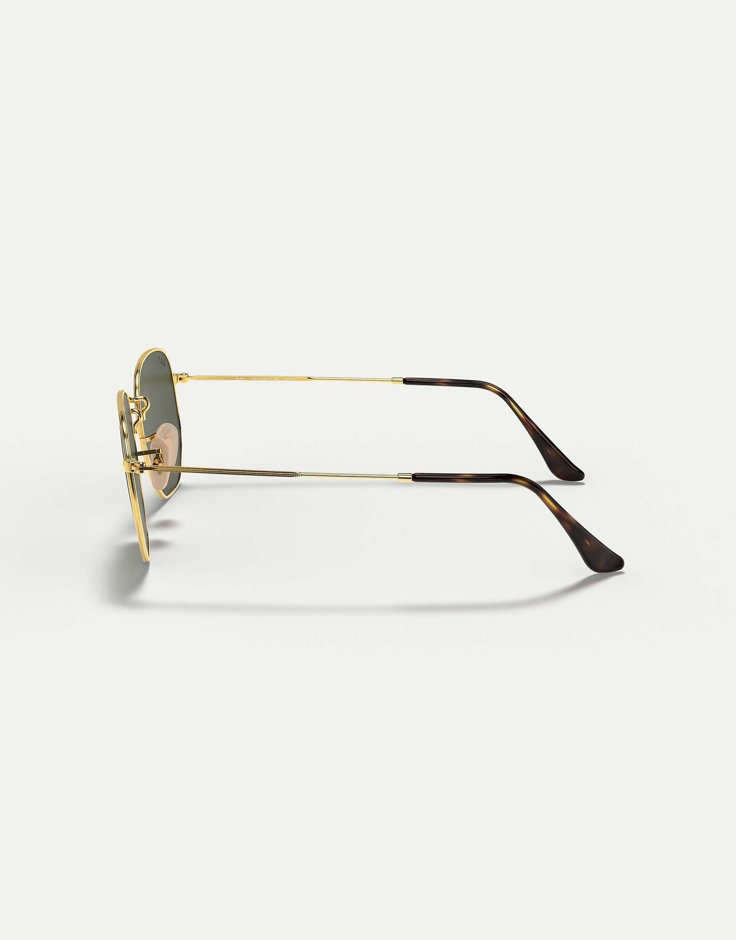 Hexagonal Flat Lenses Irregular Polarised Sunglasses