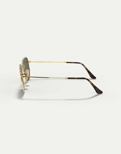 Hexagonal Flat Lenses Irregular Polarised Sunglasses