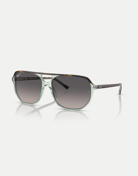 Bill One Irregular Polarised Sunglasses With Grey Lens