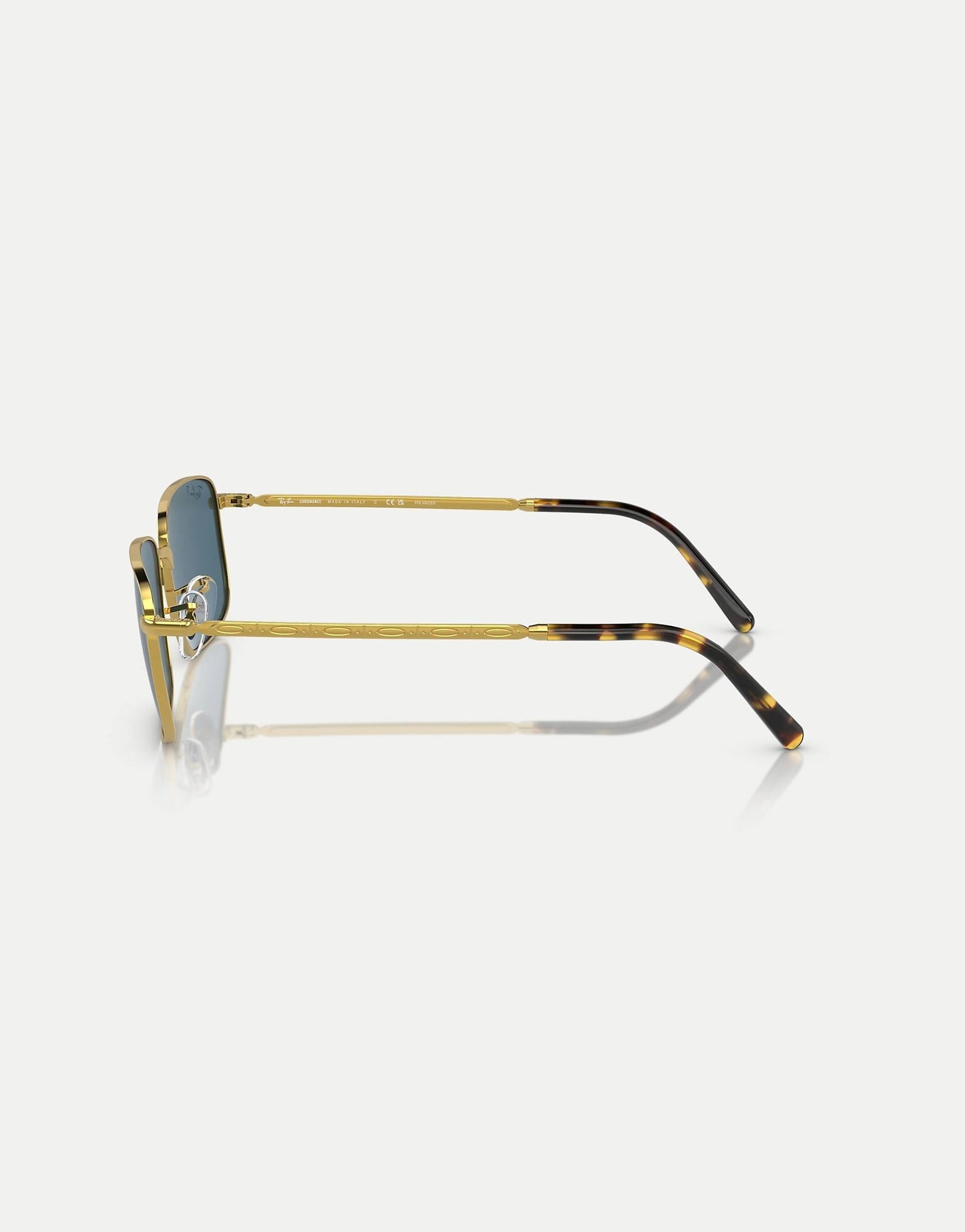Rb3717 Rectangle Polarised Sunglasses With Blue Lens
