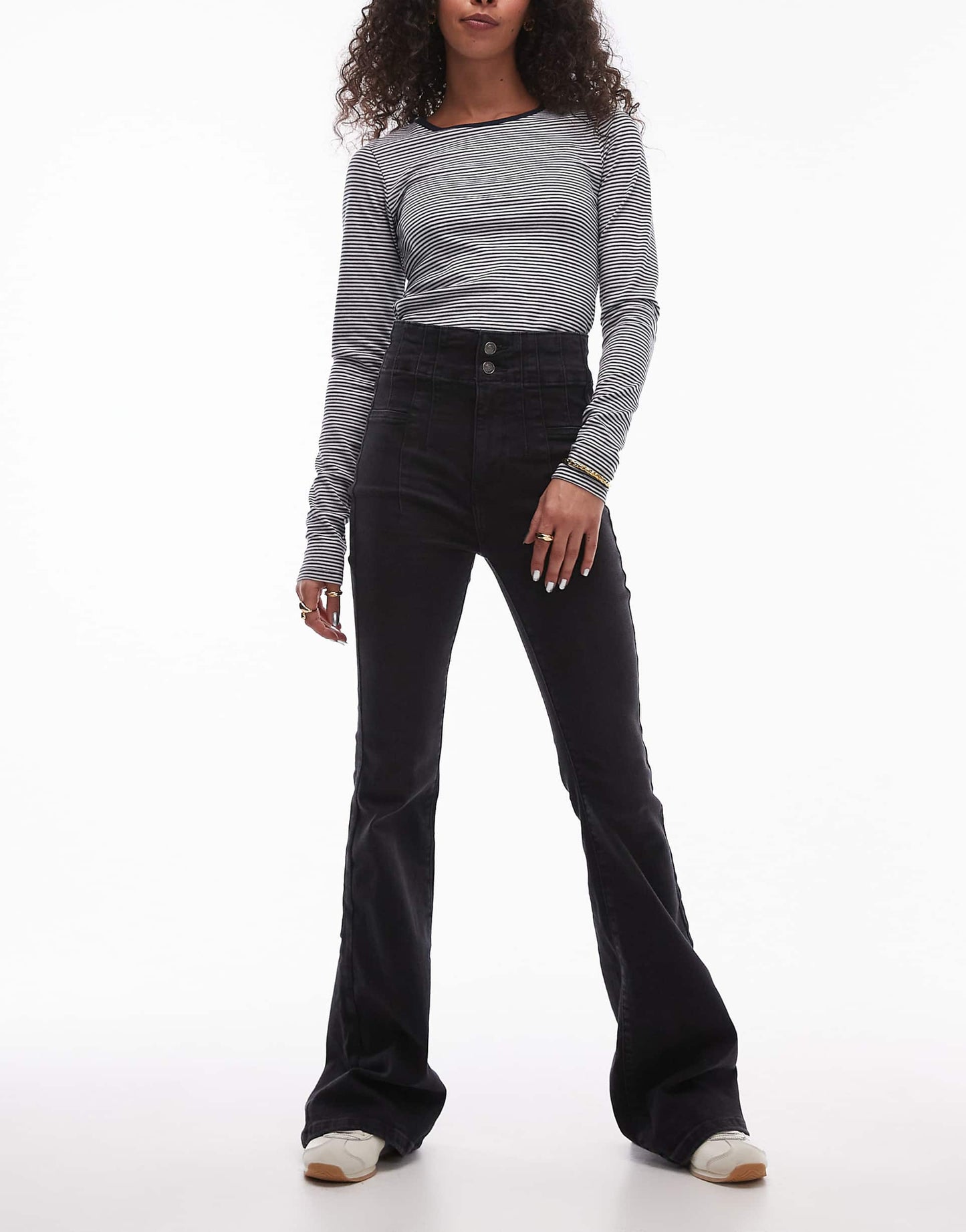 Jayde High Rise Skinny Flare