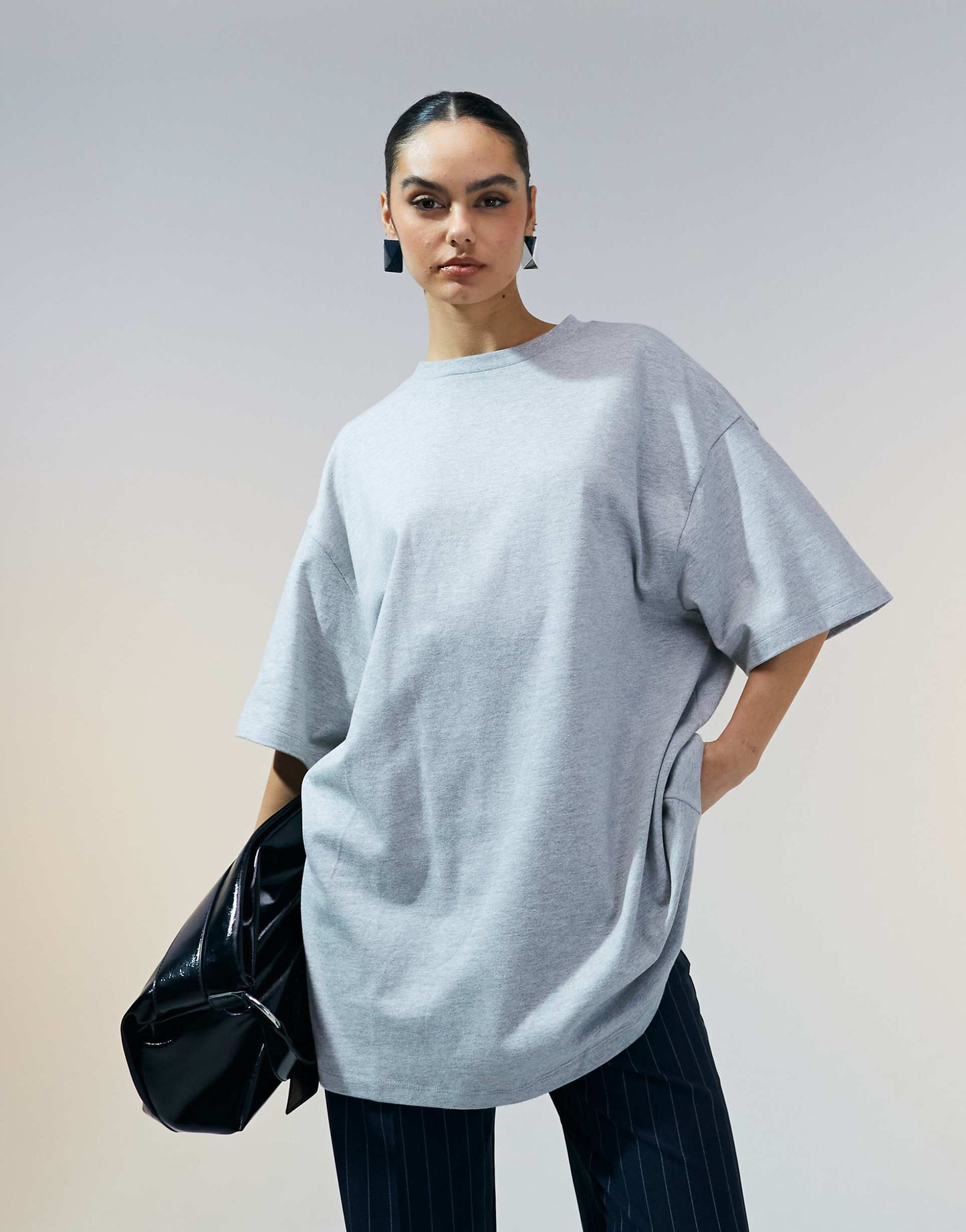 Longline Heavyweight Oversized T-Shirt