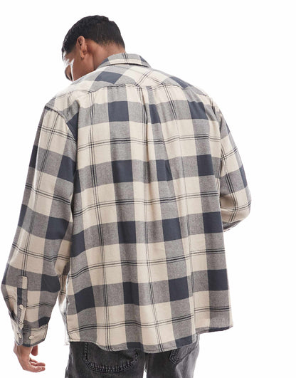 Oversized Brushed Cotton Shirt