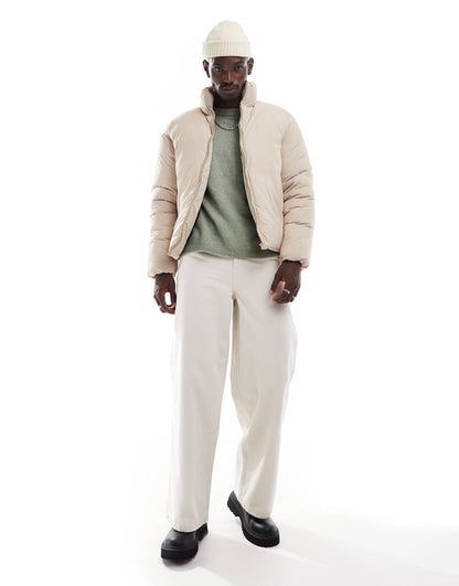 Cropped Puffer Jacket