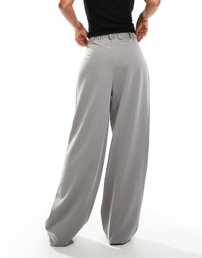 Tailored Wide Leg Trouser