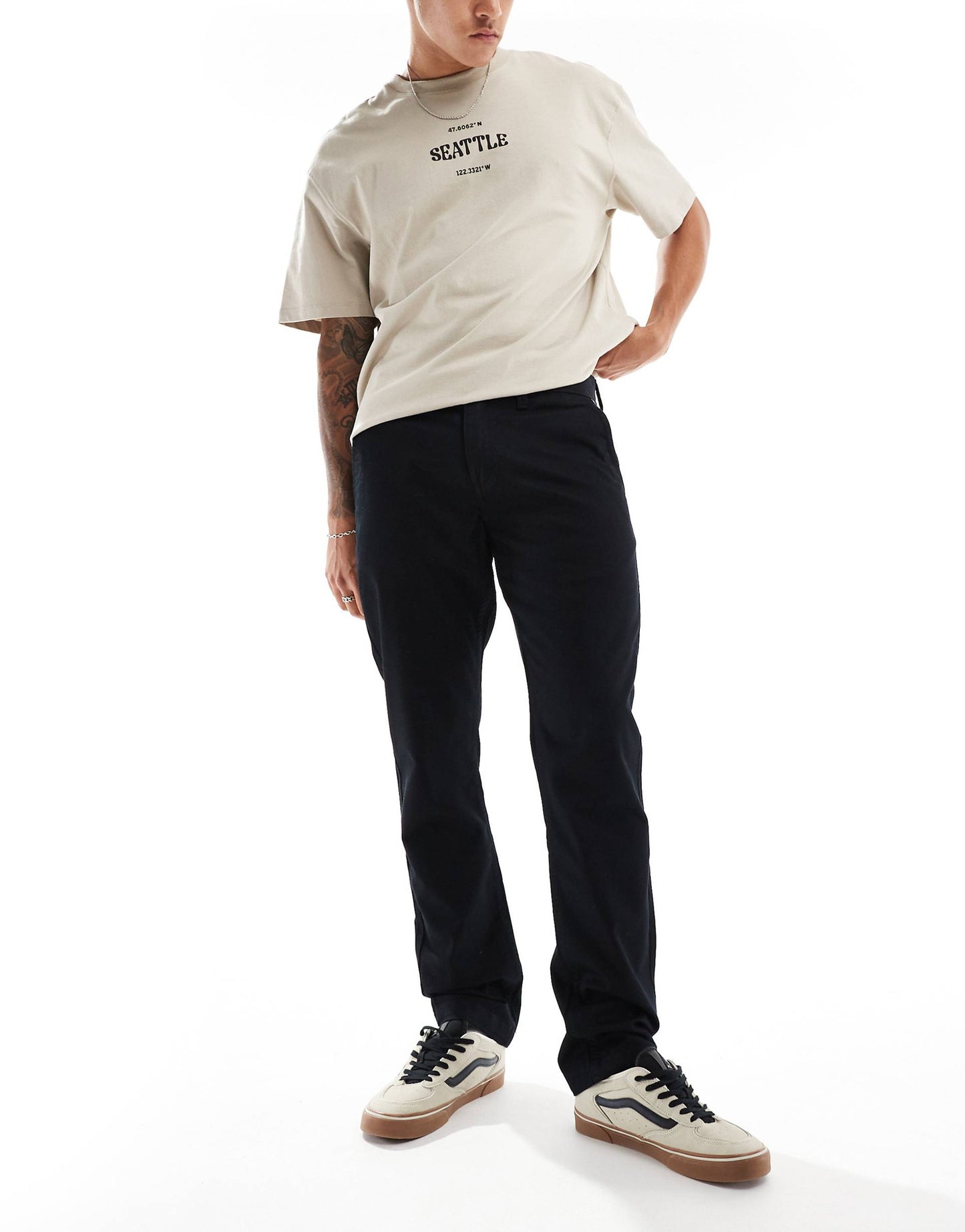 Authentic Relaxed Chino Slim Fit Trousers