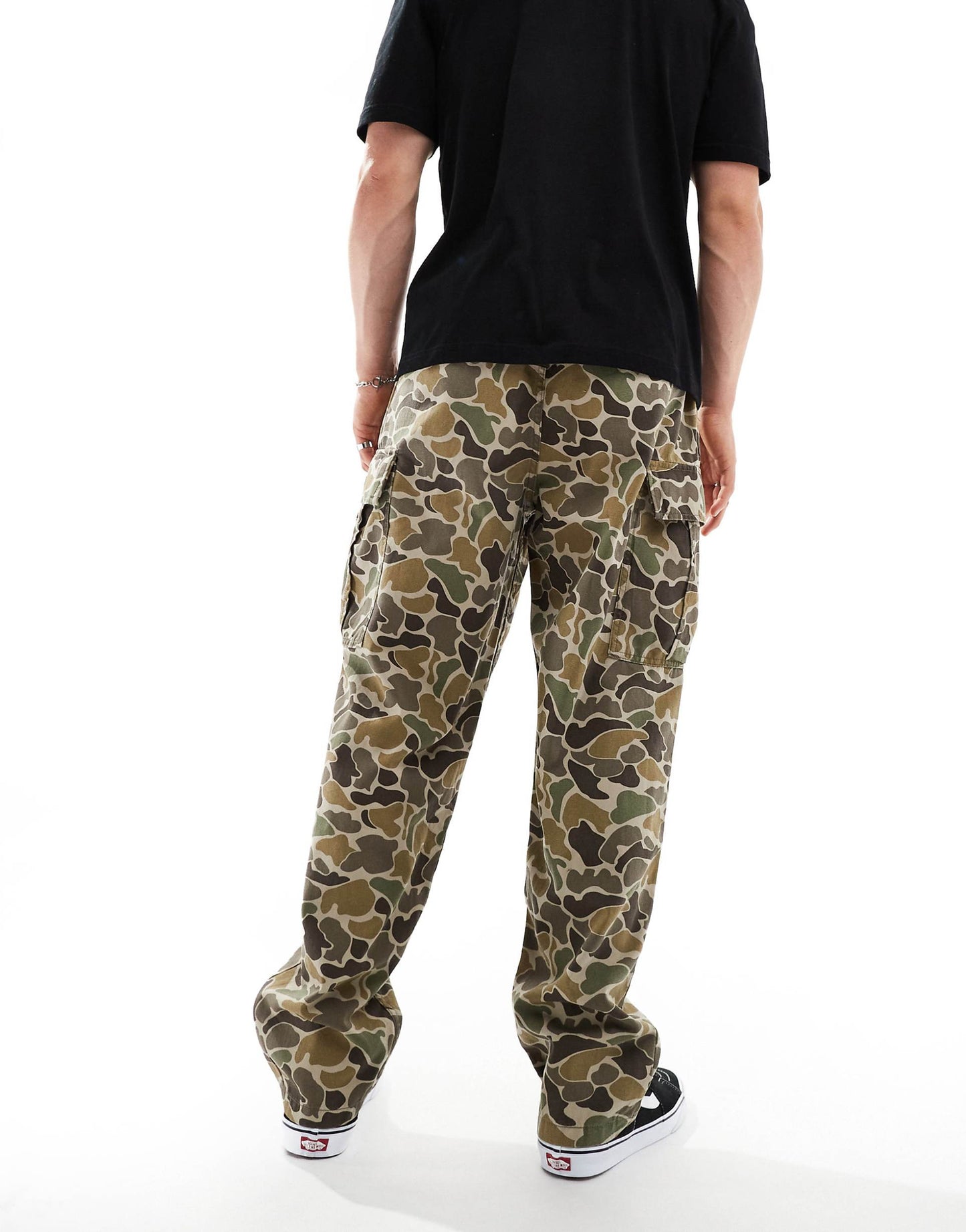 Range Baggy Tapered Trousers  With Elastic Waist