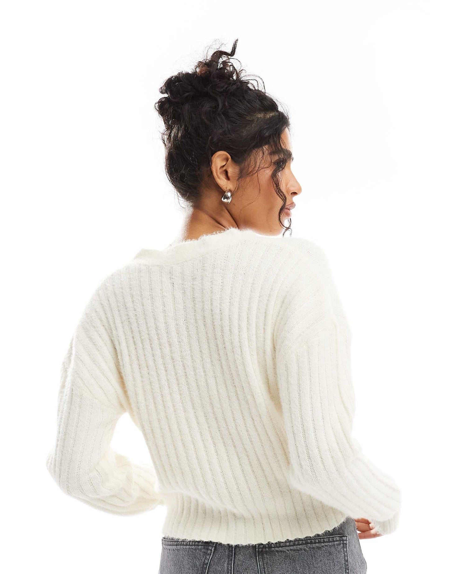 Fluffy Textured Cardigan