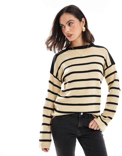 Oversized Striped Jumper