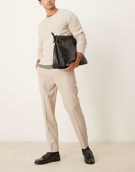 Smart Tapered Fit Trousers