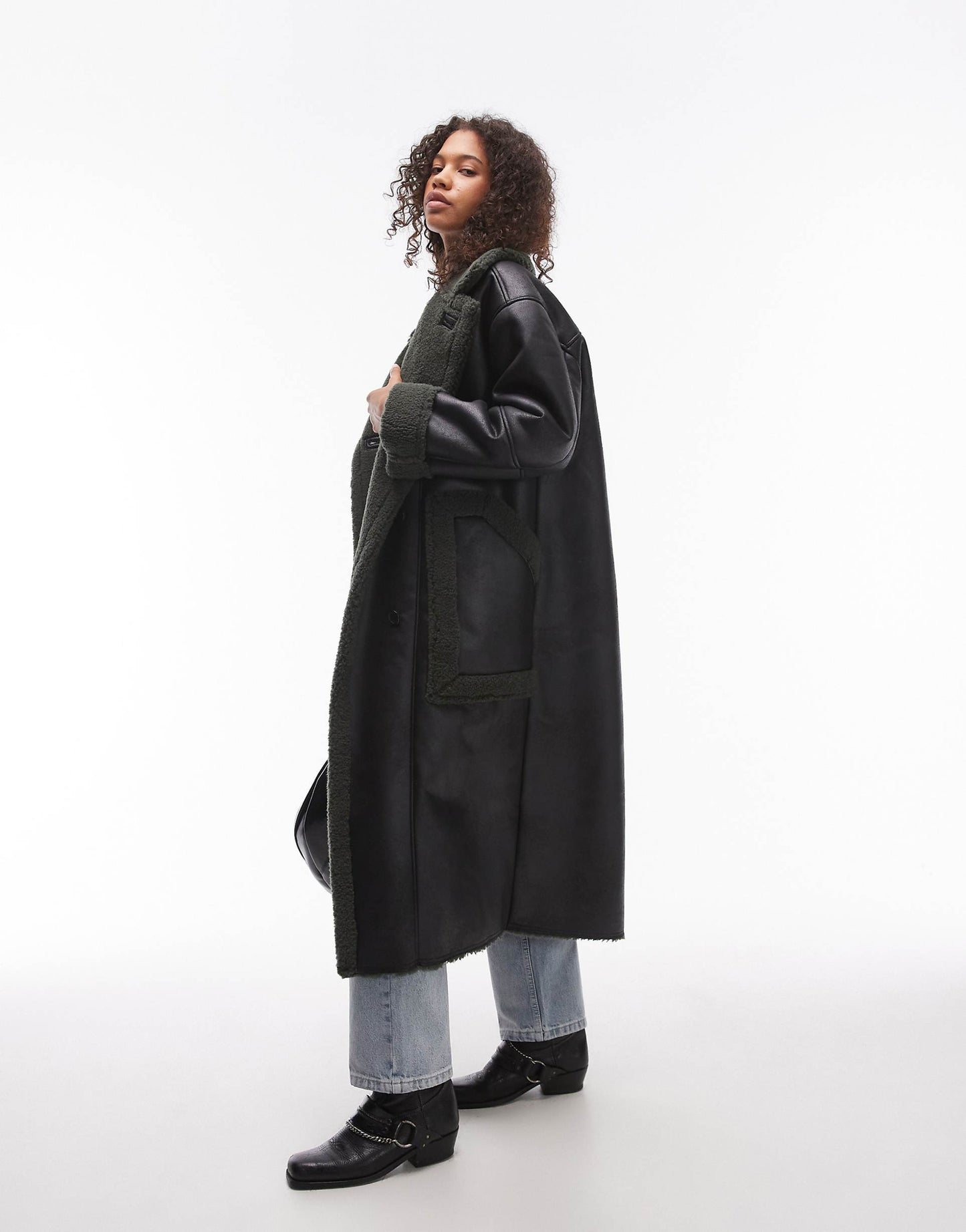 Oversized Long Car Coat
