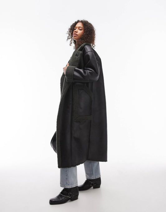 Oversized Long Car Coat