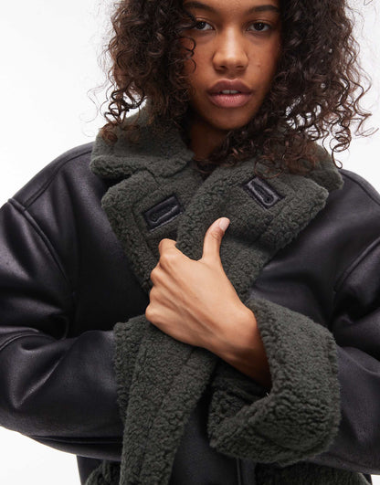 Oversized Long Car Coat