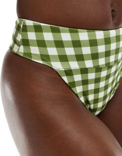 Deep Band Ultra High Leg High Waist Bikini