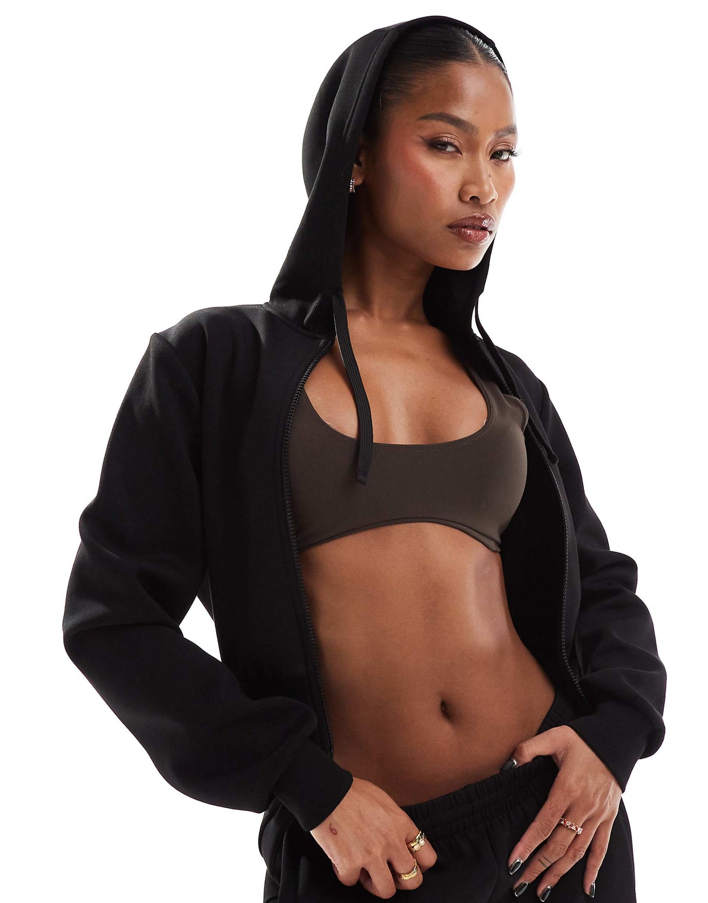 Cropped Performance Hoodie