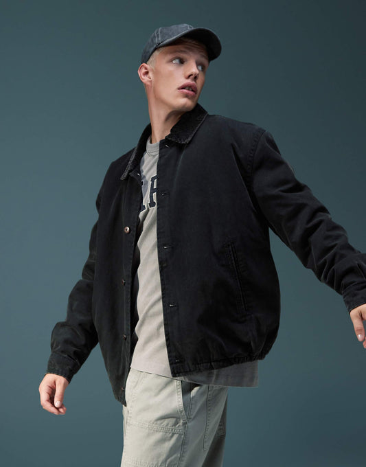 Oversized Harrington Jacket