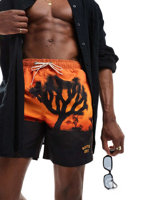 Photographic 17-Inch  Swim Shorts