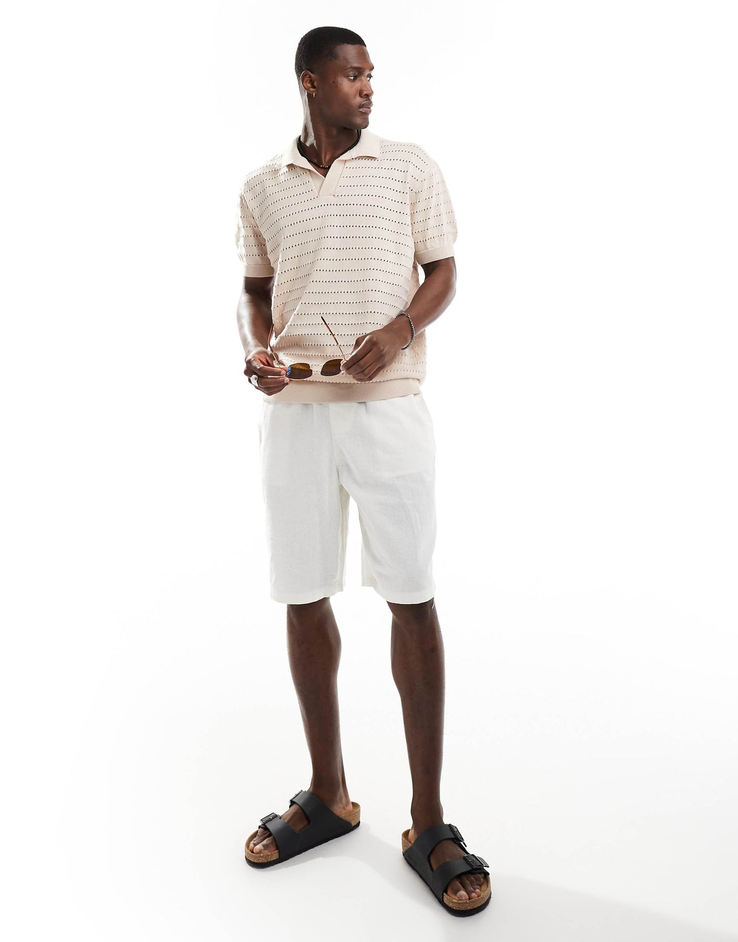 Oversized Knit Beach Polo