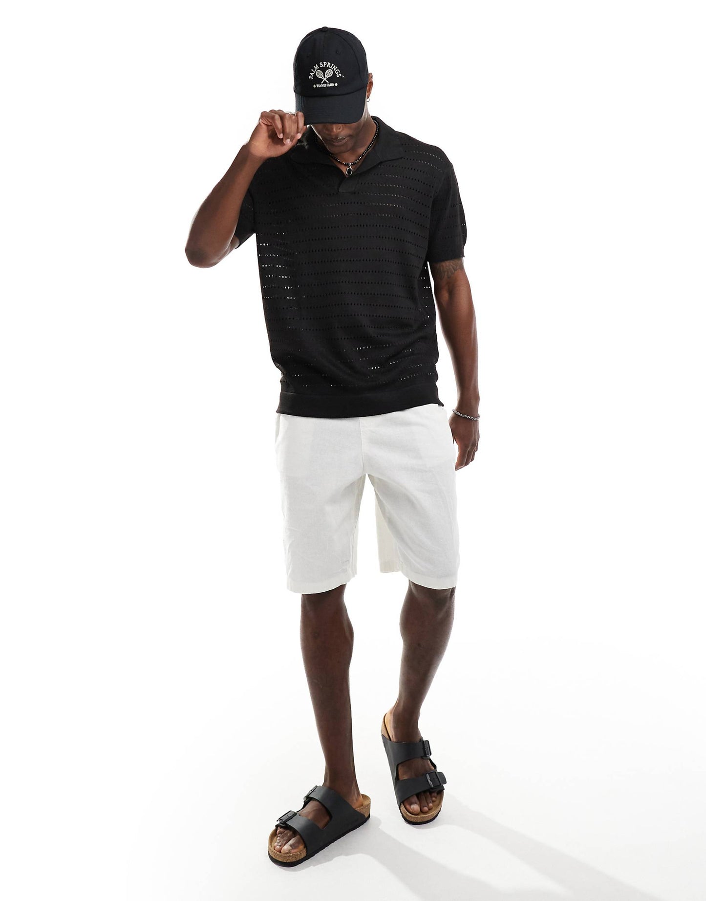 Oversized Knit Beach Polo