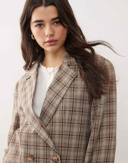 Slouchy Oversized Double Breasted Blazer