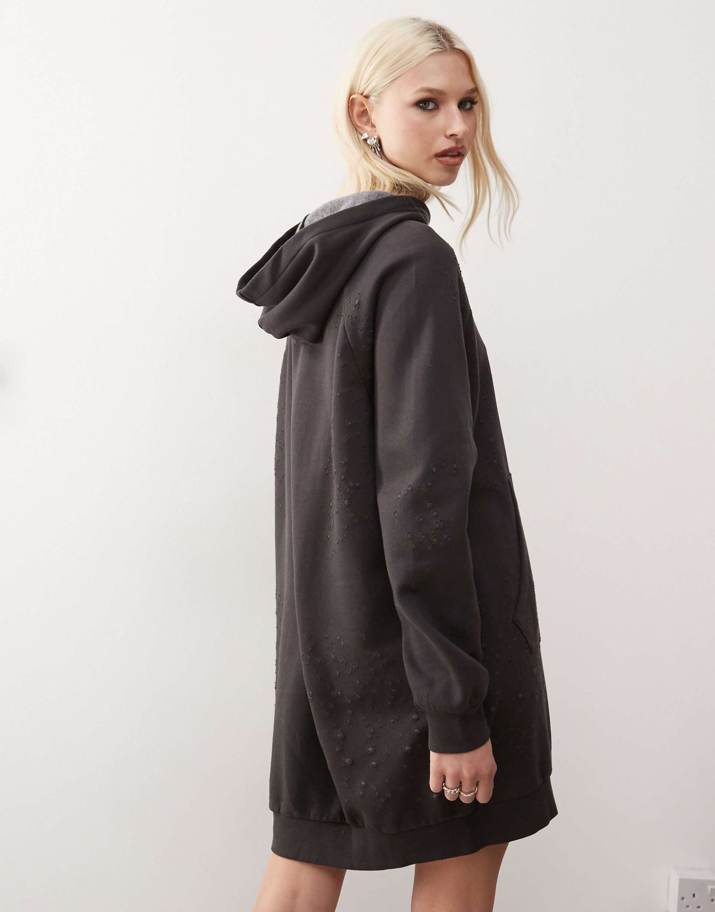 Distroyed Hoodie Dress