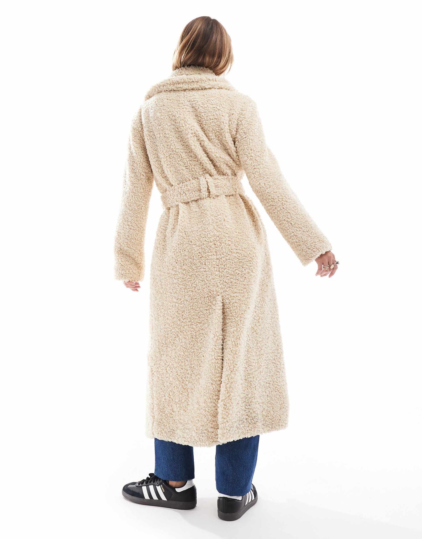 Shaggy Textured Teddy Coat