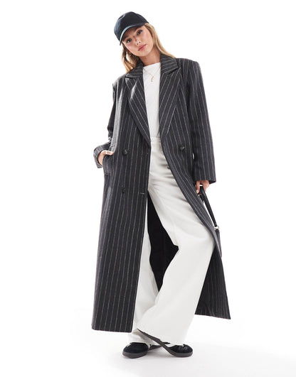 Pinstripe Coat