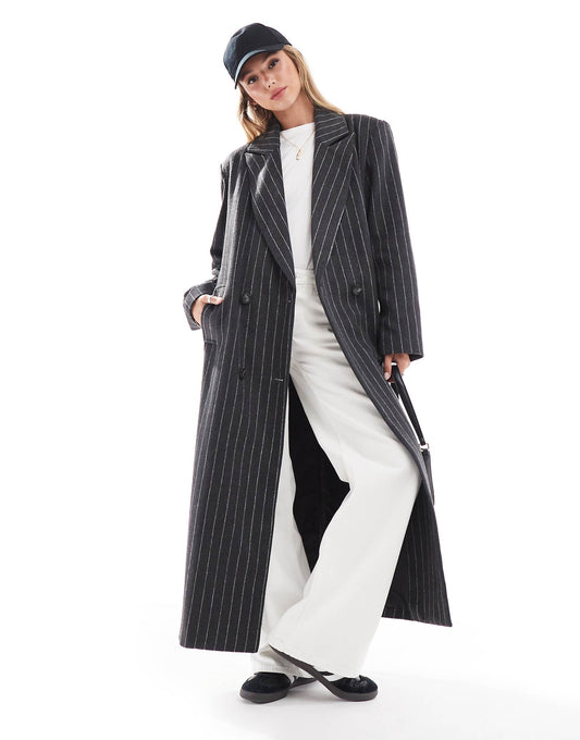 Pinstripe Coat