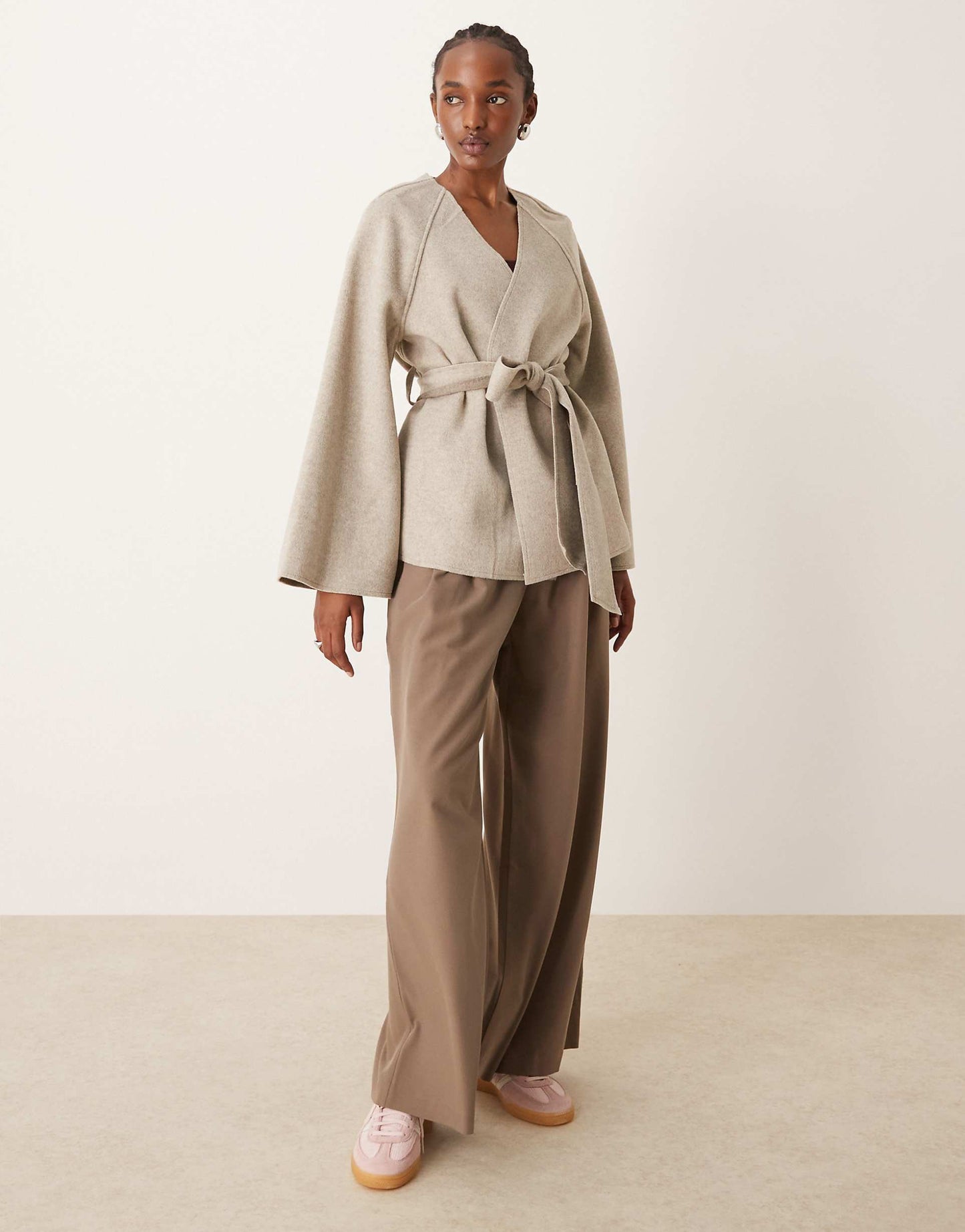 Wide Sleeve Drapy Jacket