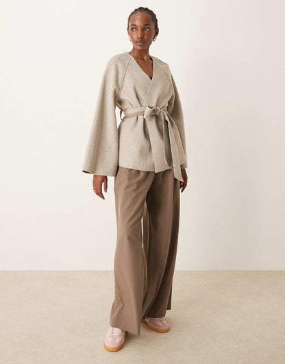 Wide Sleeve Drapy Jacket