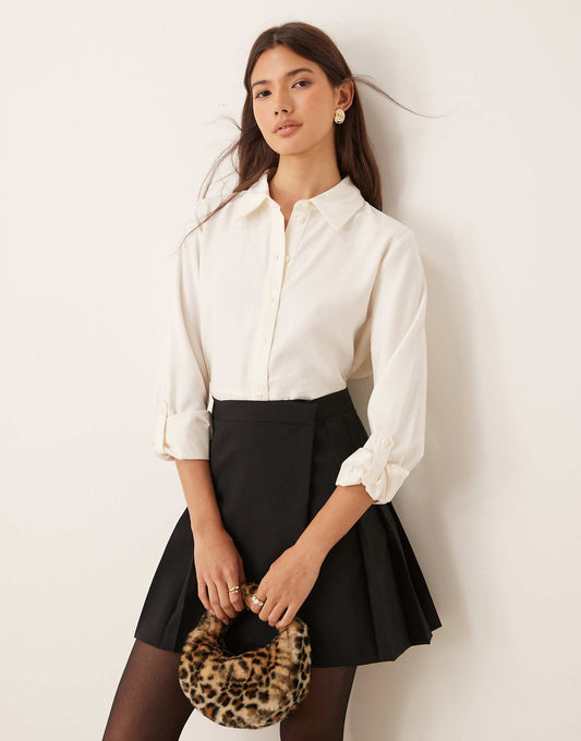 Oversized Shirt With Seam Detail