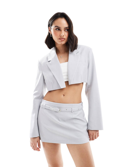 Cropped Blazer Co-Ord