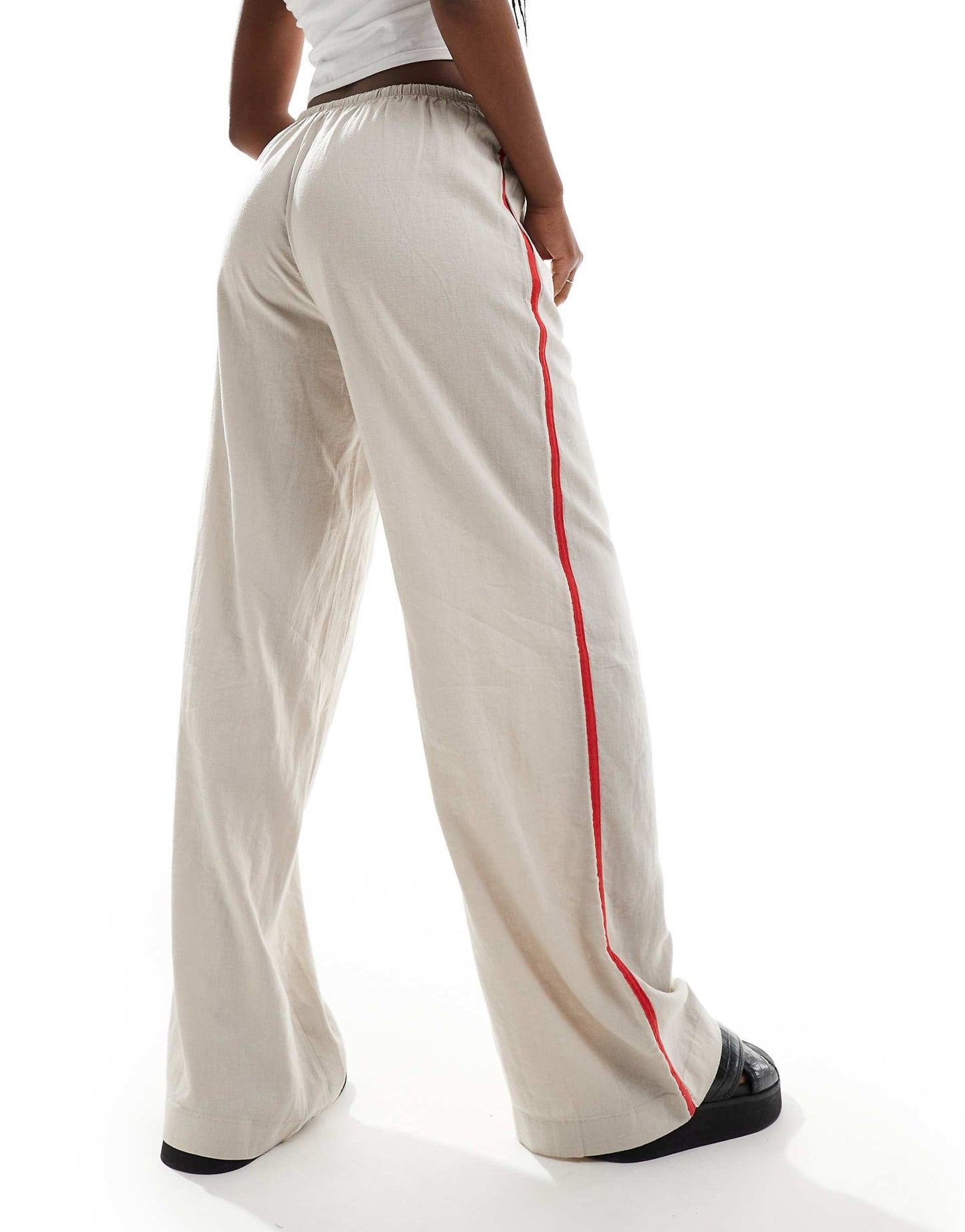 Haven Linen Wide Leg Trousers