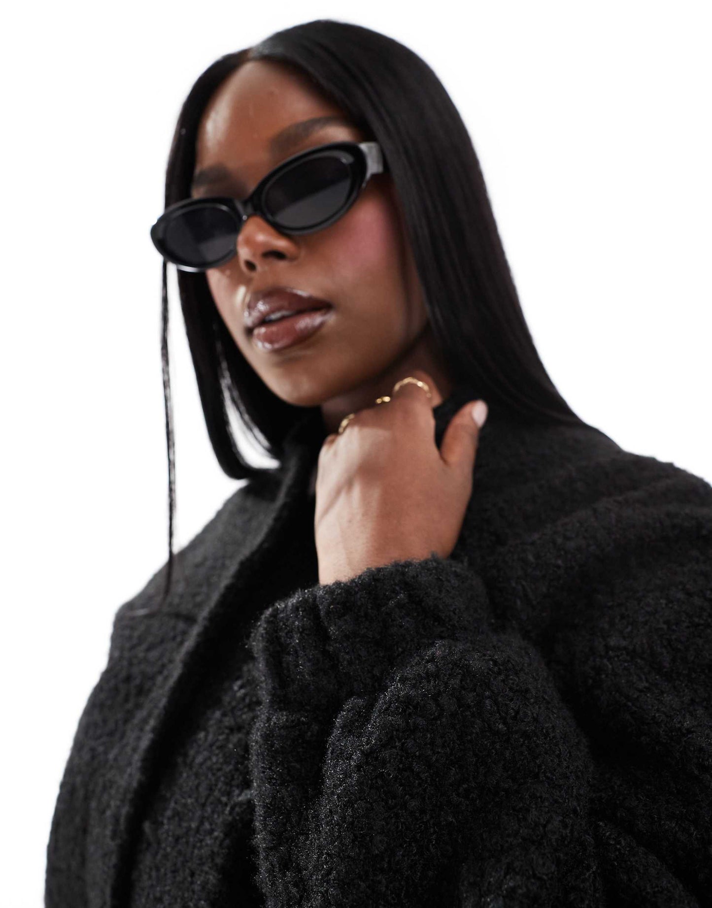 Textured Wool Bomber Jacket
