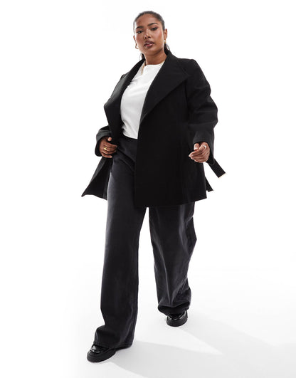 Wrap Wool Coat